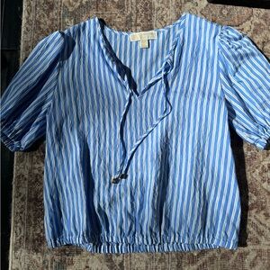 Michael Kors Pinstriped Top